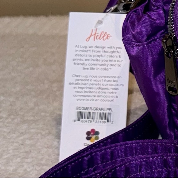 Lug Top Handle Crossbody - Boomer--GRAPE PURPLE (NWT) - Picture 4 of 7